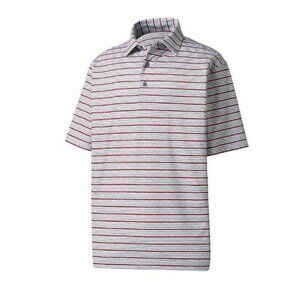Footjoy Lisle Space Dye Stripe Polo SIze L